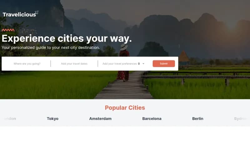 Travelicious screenshot
