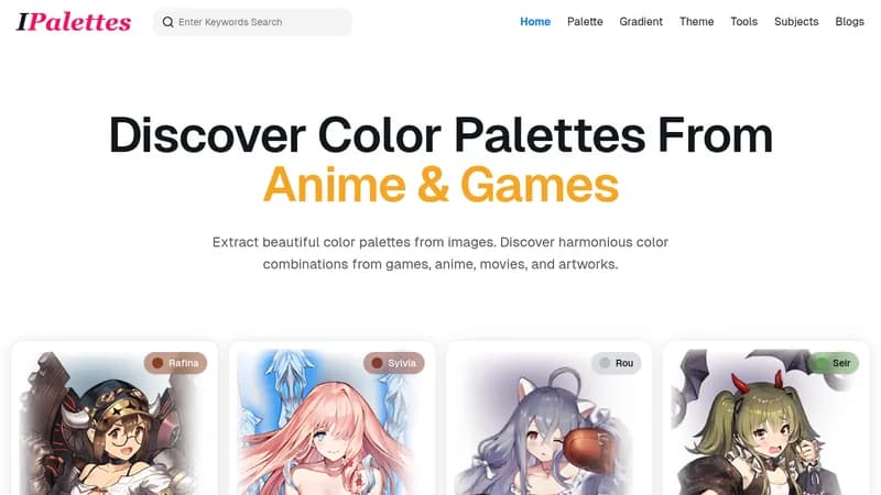 ipalettes website