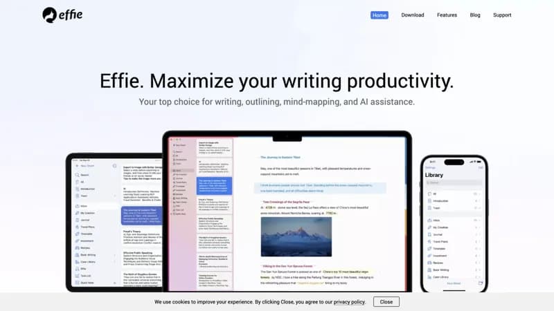 Effie screenshot
