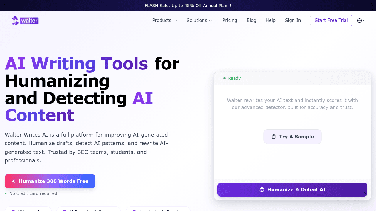 walter writes ai website