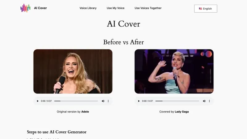 AI Cover Generator screenshot