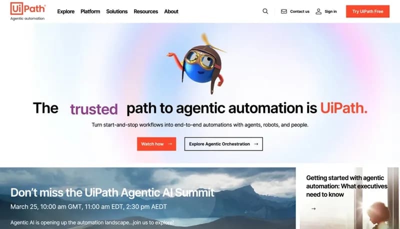 UiPath Automation Platform screenshot