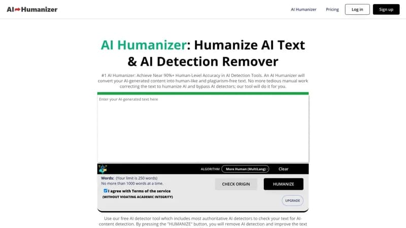 AI Humanizer screenshot