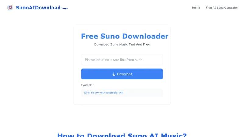 suno ai download website