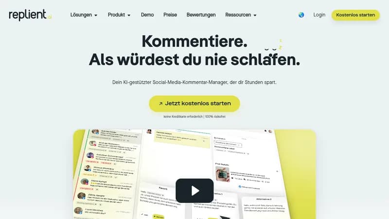 replient.ai website