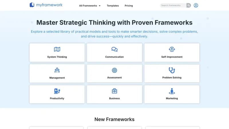 Myframework screenshot