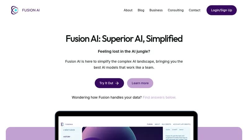 fusion ai website