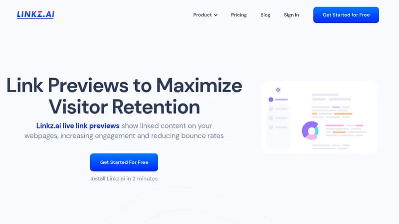 linkz.ai website