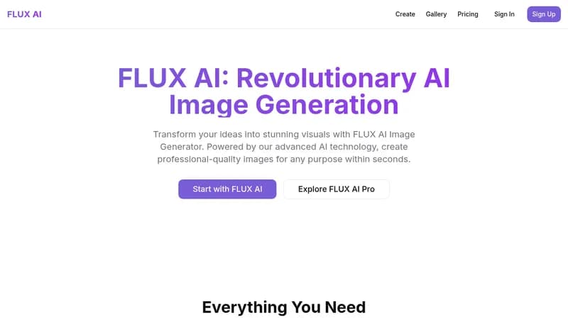 flux ai website