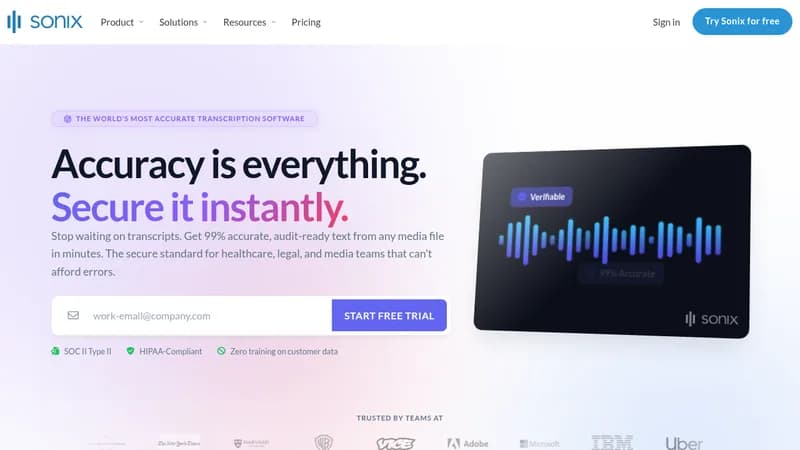 sonix website