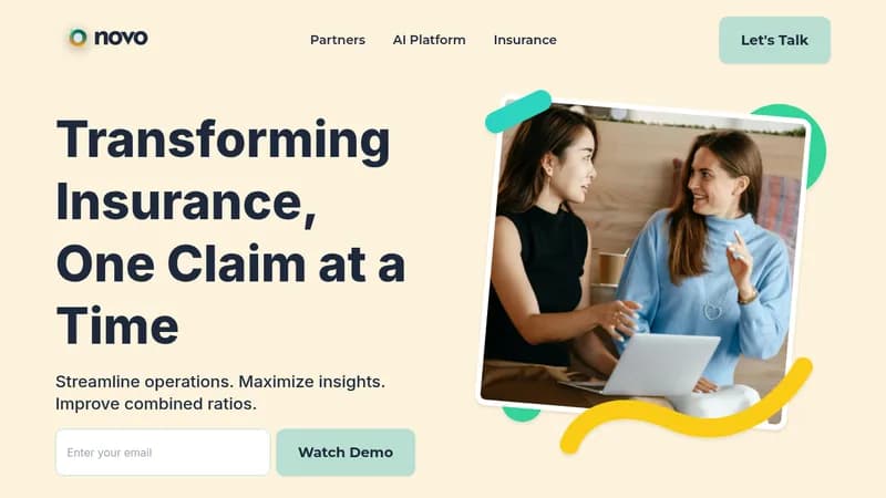 novo ai website