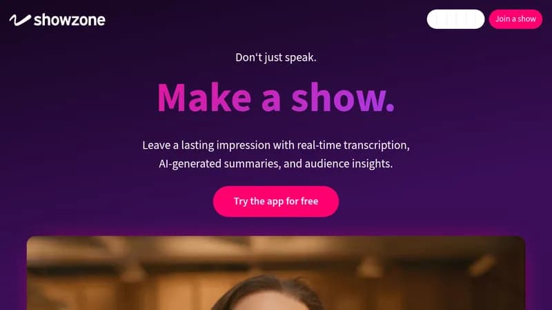 showzone website