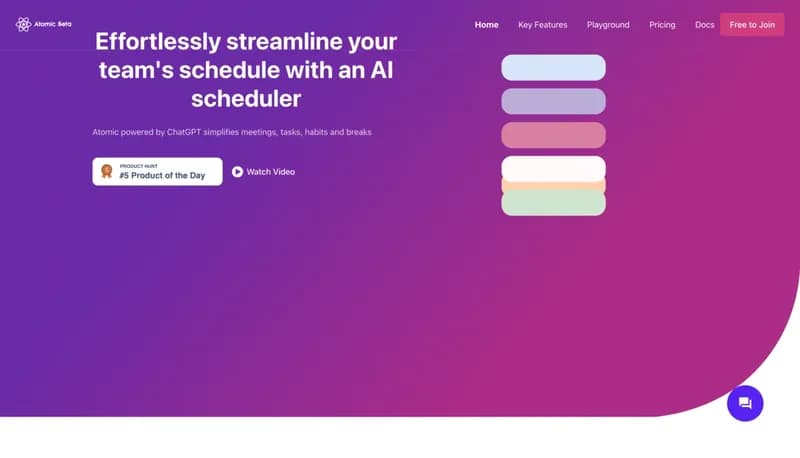 Atomic screenshot