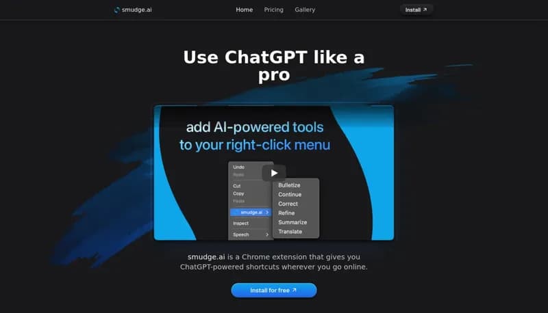 smudge.ai screenshot