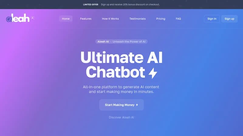 aleah ai website