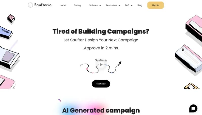 Saufter AI screenshot