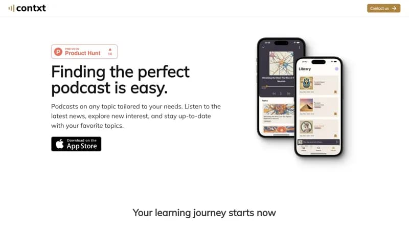 Contxt screenshot