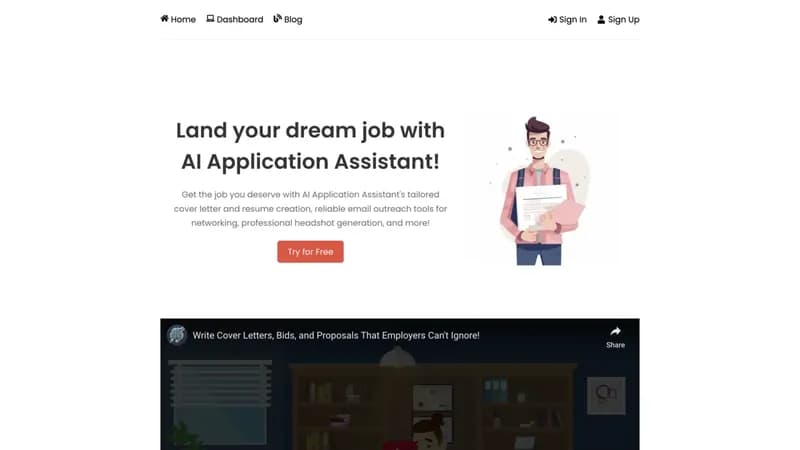 AI Application Assistant screenshot