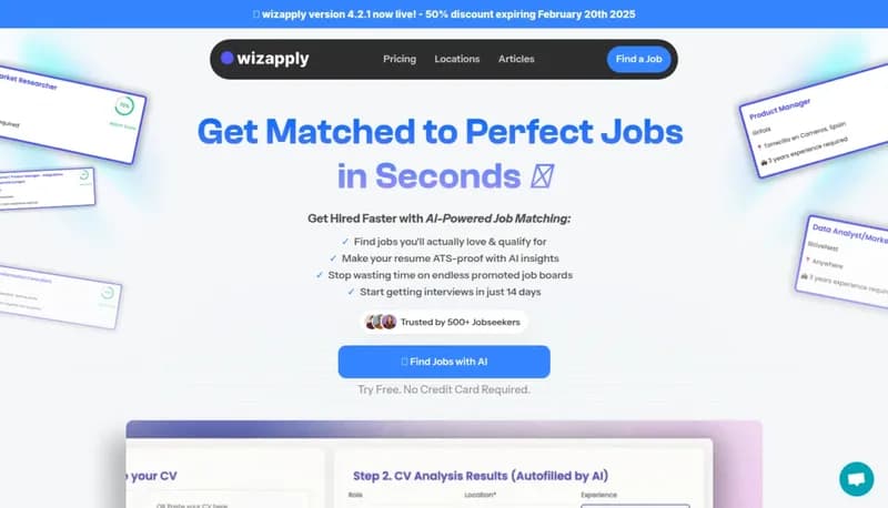 Wizapply screenshot
