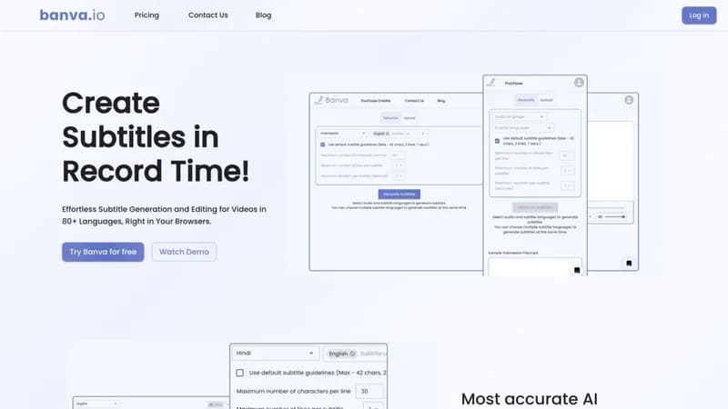Banva screenshot