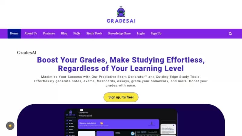 GradesAI screenshot