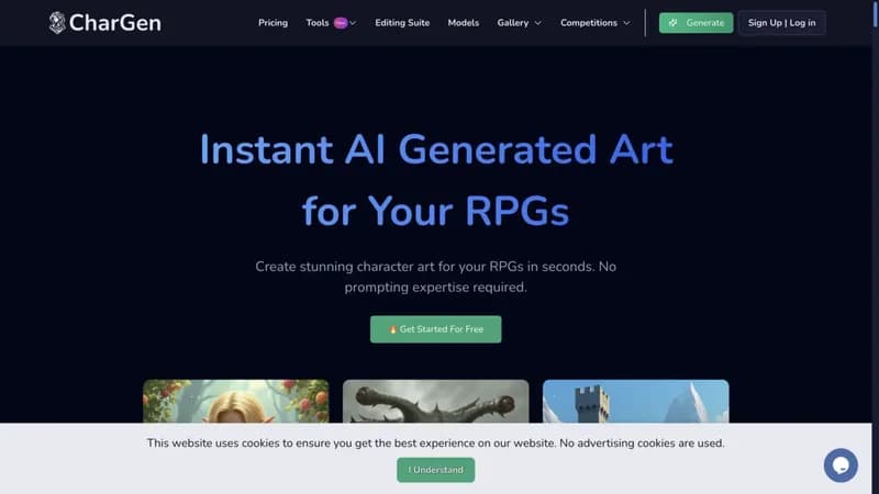 CharGen screenshot