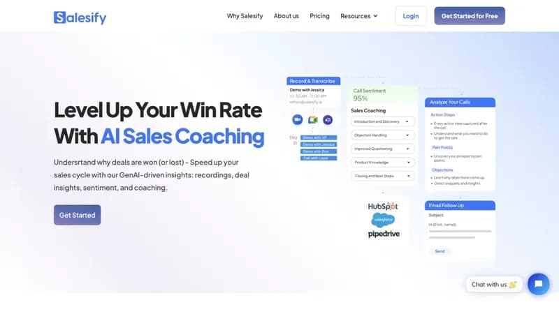 Salesify screenshot