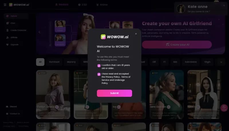 WOWOW AI screenshot