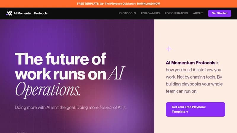 ai momentum protocols website