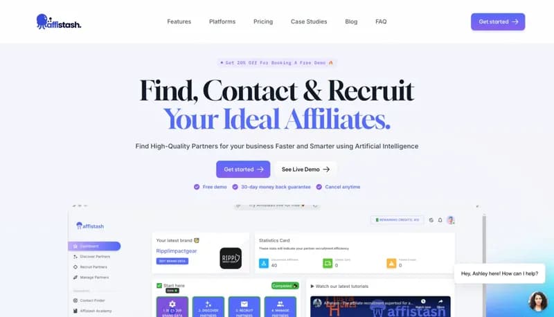 Affistash screenshot