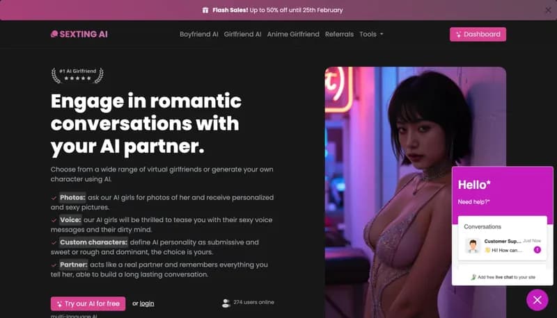 Sexting AI screenshot