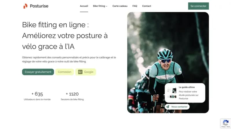 Posturise screenshot