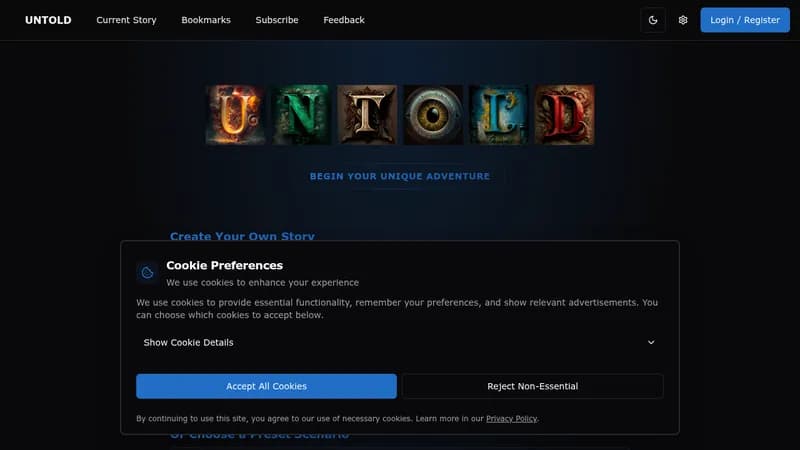 untold website