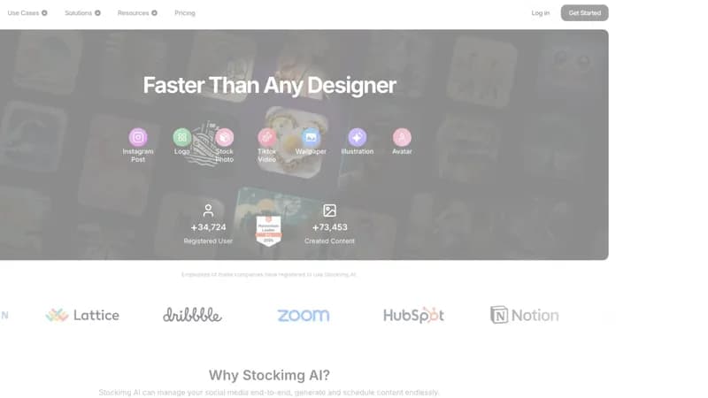 Stockimg AI screenshot