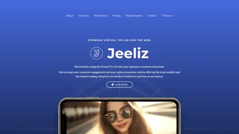 jeeliz.com screenshot