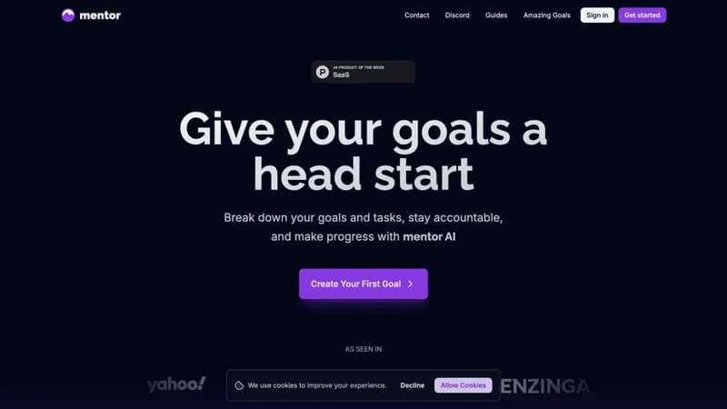 mentor screenshot