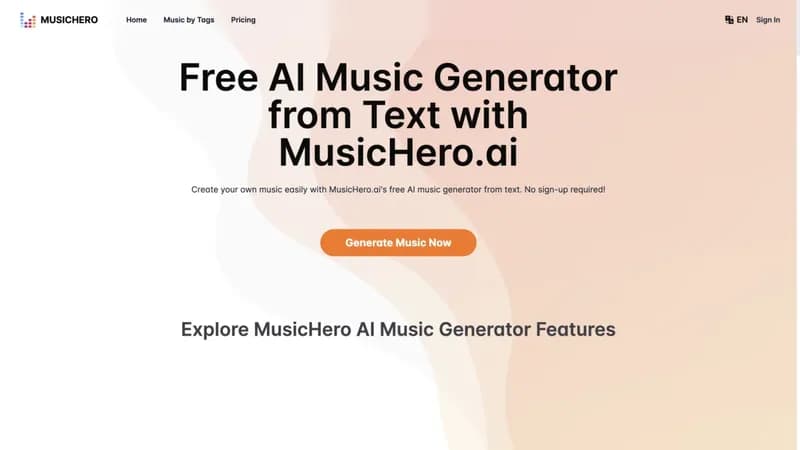 MusicHero.ai screenshot