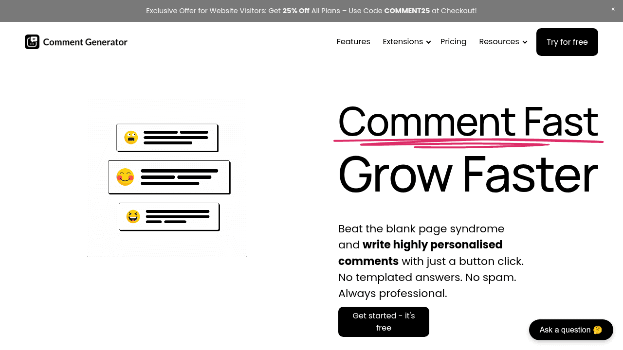 comment generator website