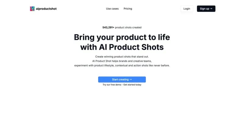 AI Product Shot screenshot