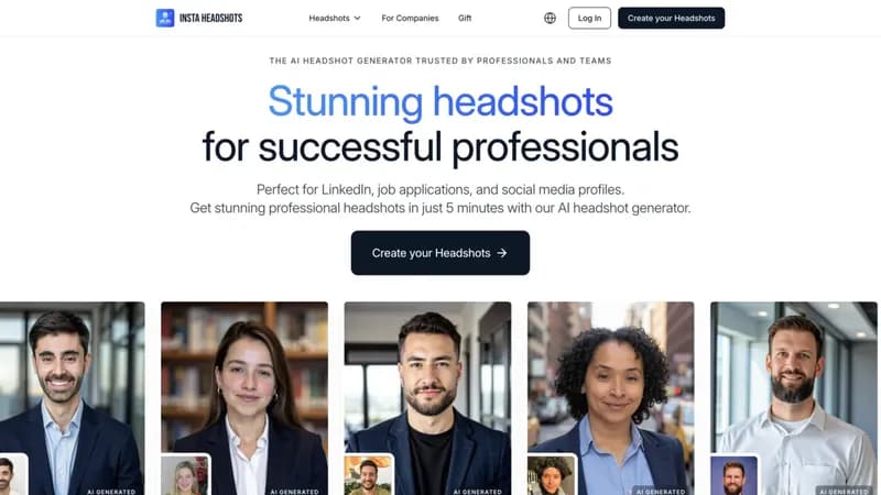 AI Headshot Generator screenshot