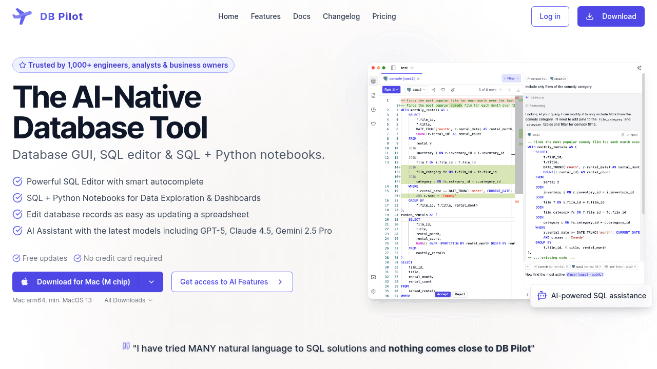 db pilot website