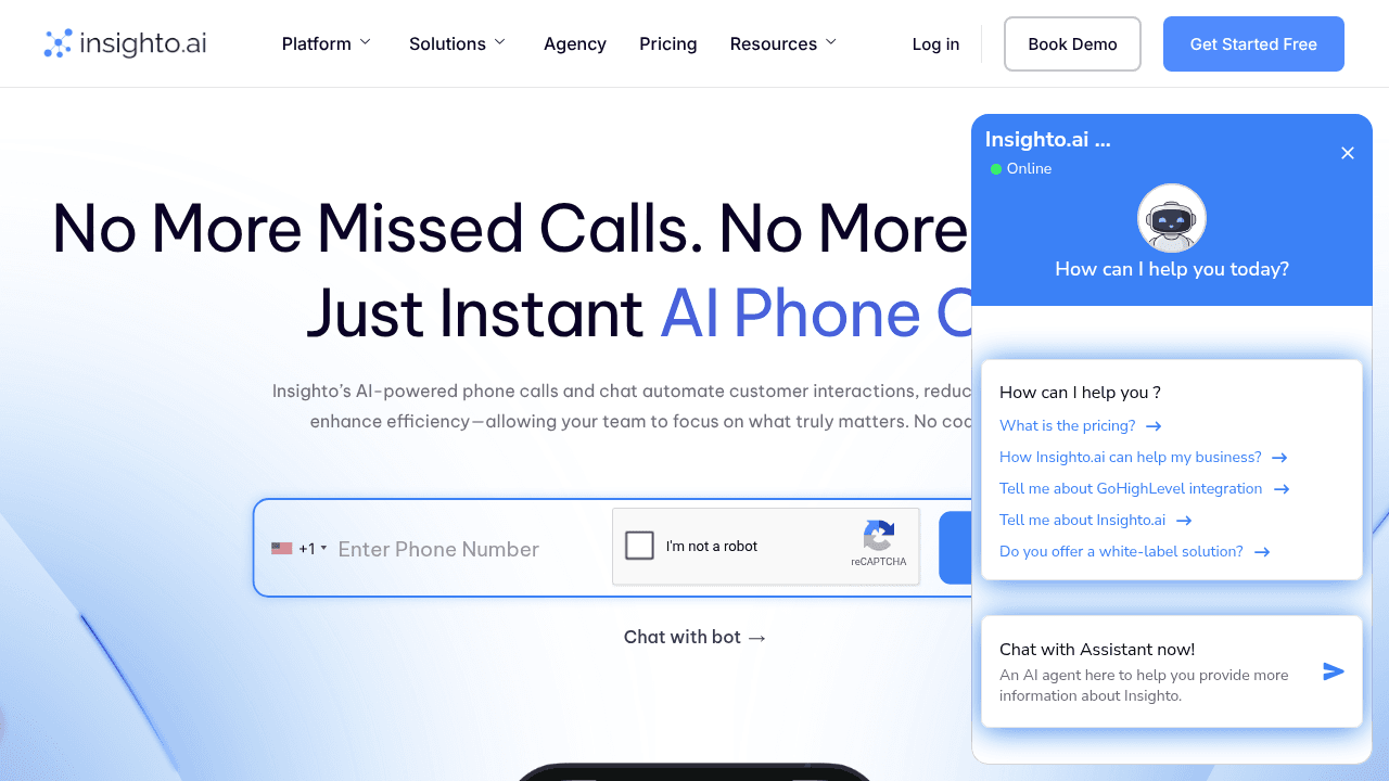 insighto.ai website