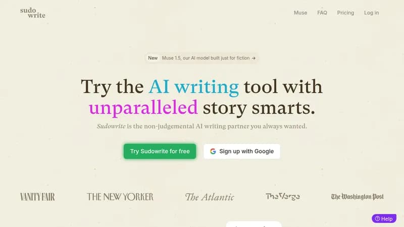 sudowrite website
