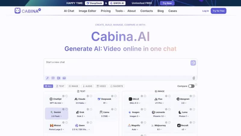 Cabina.AI screenshot