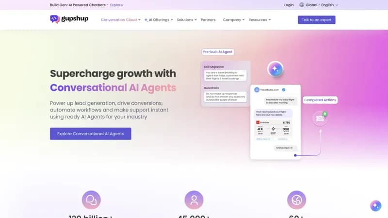 Gupshup screenshot
