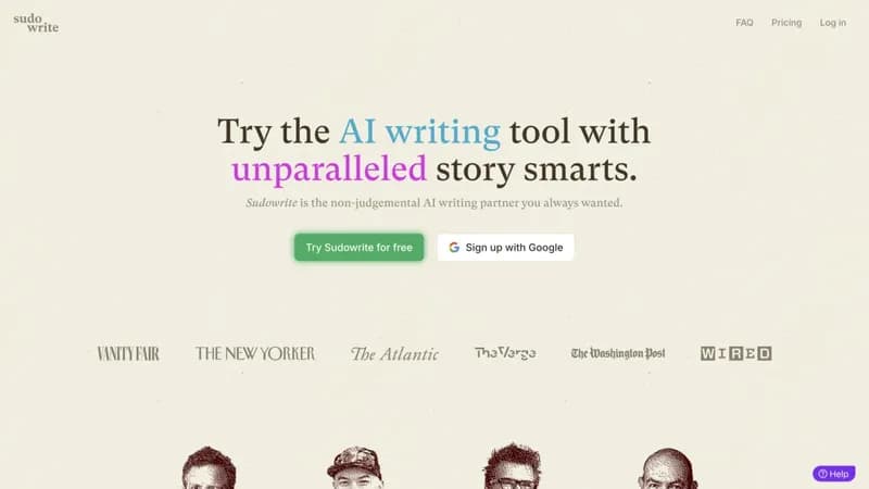 Sudowrite screenshot