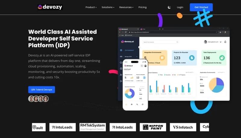 Devozy.ai screenshot
