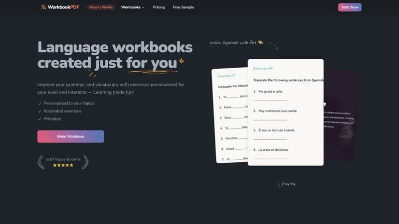 WorkbookPDF screenshot