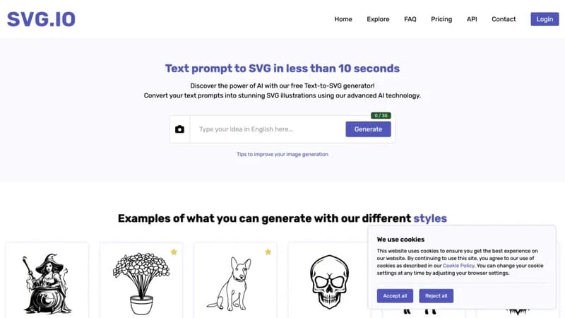 SVG.io screenshot