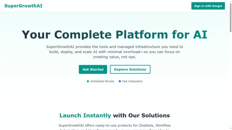supergrowthai website